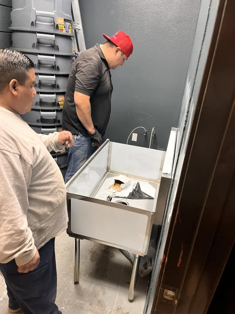 Commercial plumbing and sink installation in Eldorado